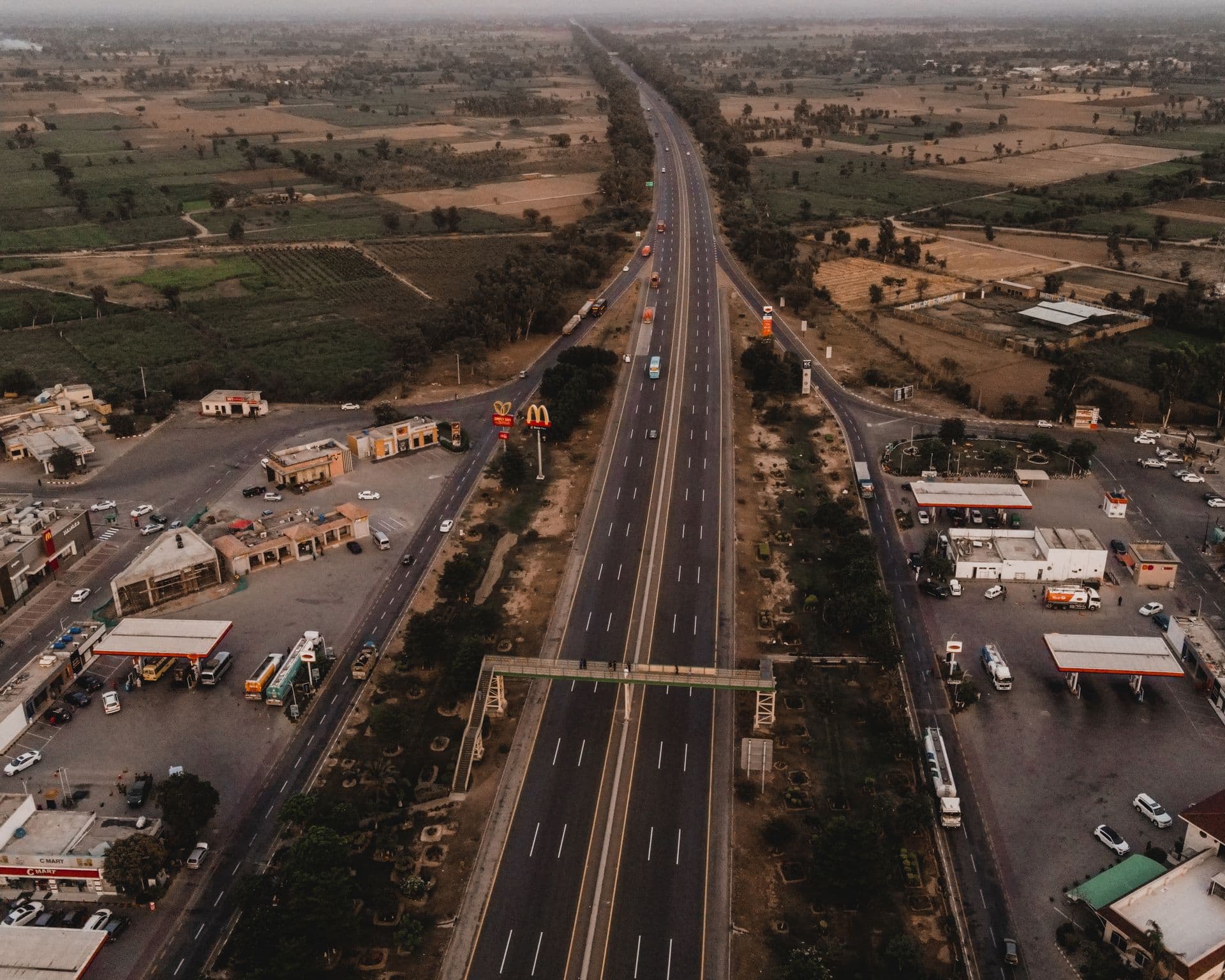 Motorway and highway route from Islamabad to Khewra Salt Mine, Punjab