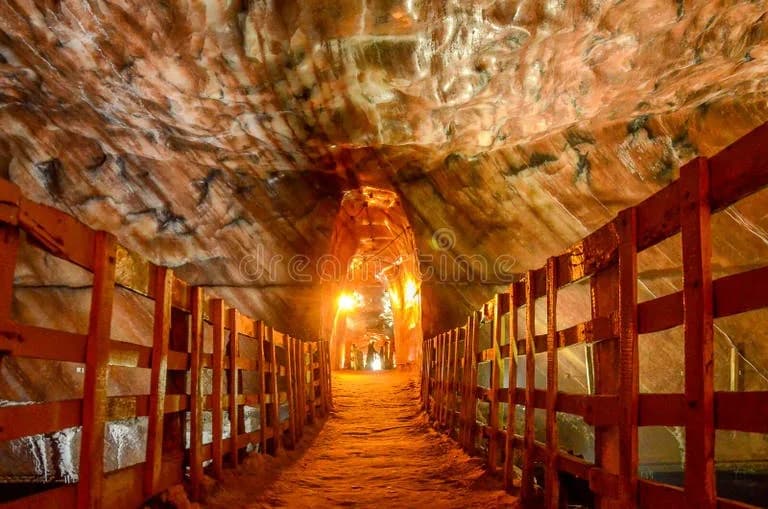 Khewra Salt Mines Pakistan Salt Range mine exterior