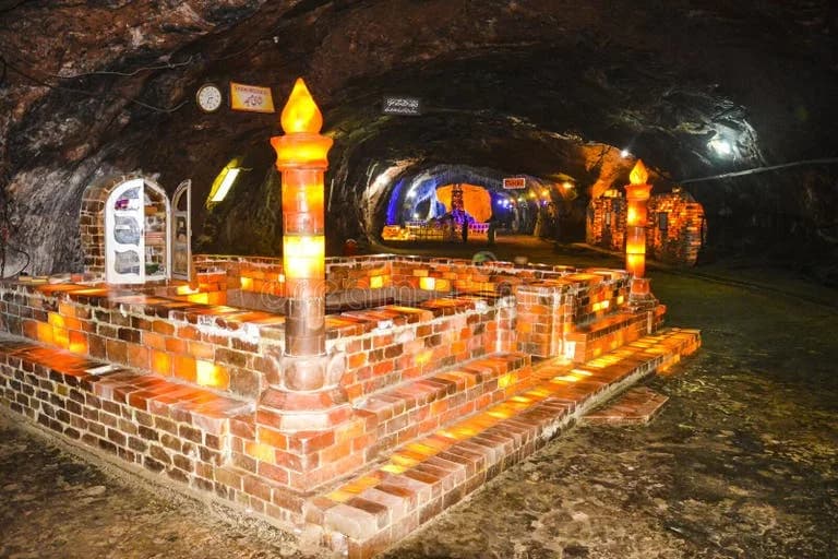 Beautiful Salt Mosque Inside Khewra Mine Beautiful Salt Mosque Inside Khewra Mine Khewra Salt Mine Located Khewra North
